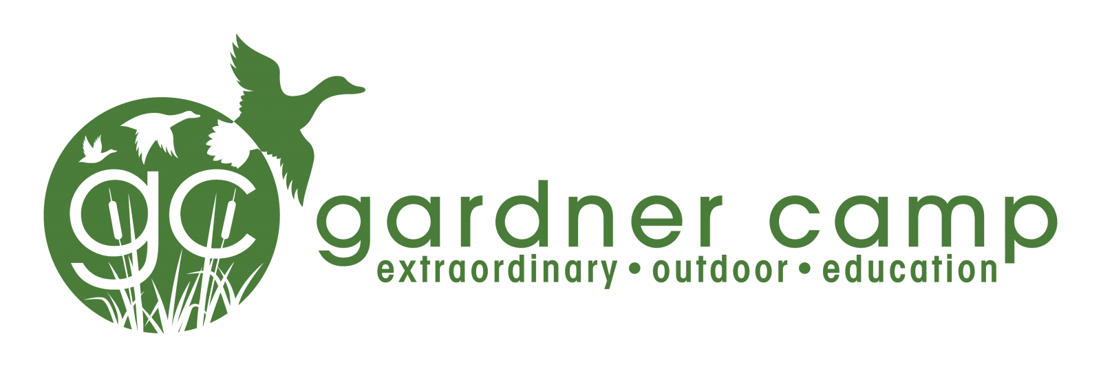 Gardner Camp Green Logo