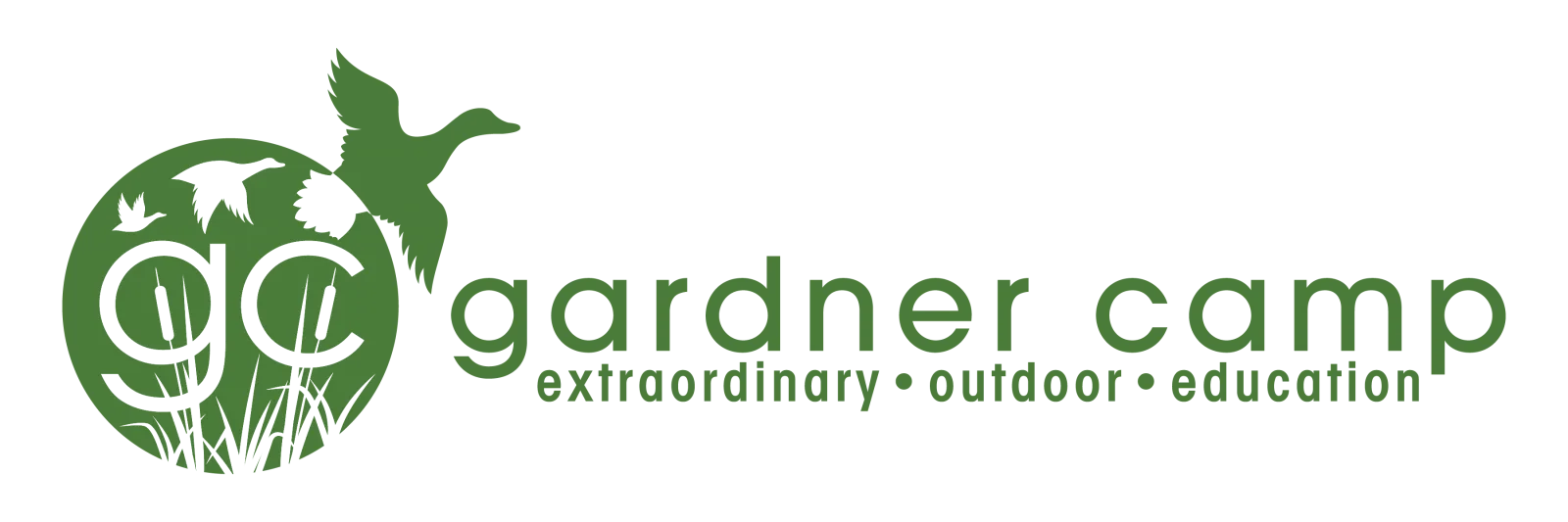 Gardner Camp Green Logo
