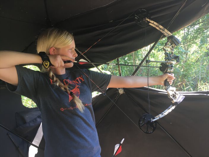 Gardner Camp offers Archery instruction through private group outings and annual events.